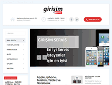 Tablet Screenshot of girisimservis.com